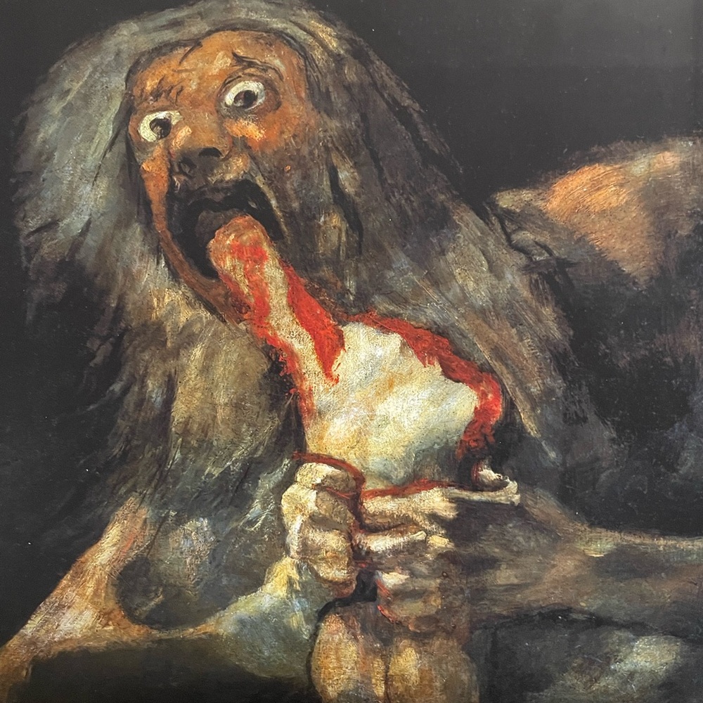 Saturn Devouring Child Framed Print 12x19 Francisco Goya Horror Gallery Wall Art - Picture 3 of 3